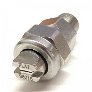 Mẹo xịt TP Unijet, TPU, vòi phun bằng thép không gỉ Fan Fan bằng thép không gỉ, vòi phun kim loại, vòi phun kim loại